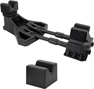 Pridefend Shooting Rest for Rifles, Adjustable Front & Rear Shooting Bench Rest,Non-Slip and Durable Construction Shooting Rest for Sighting in Rifles and Shooting Outdoor Range (Black)