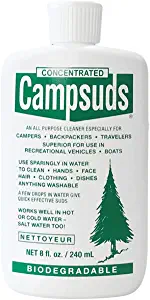 Campsuds Sierra Dawn Outdoor Soap Biodegradable Environmentally Safe All Purpose Cleaner.