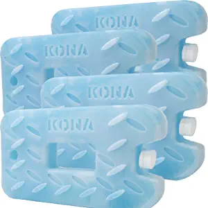 Kona Ice Pack for Coolers [Blue Ice 2lb] Extreme Long Lasting Design Absorbs Heat to Cool Faster - Refreezable. Reusable. Colder Than Ice (-5C) Cooler Ice Pack