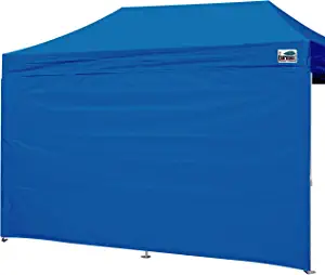 Eurmax USA Instant Canopy SunWall Camping Tent Tarp Shelter 10x20 Canopy Wall Sidewall for Pop Up Canopy Tent,1 Pack Sidewall Only(Blue)