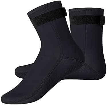 YDQUANI Wetsuit Socks 3mm Neoprene Diving Socks Thermal Anti-Slip Scuba Socks Water Booties for Swimming Water Sports
