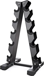 AKYEN Dumbbell Rack Stand Only, Weight Rack for Dumbbells Compact A-Frame Home Gym Space Saver (150/480/570/800 LBS Weight Capacity, 2022 New Version)