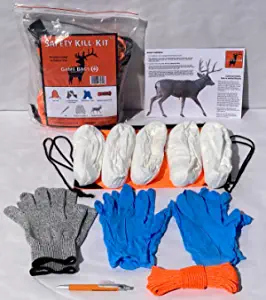 GameBags-Plus - Big Game, Safety Kill Kit: Hunting Game / Meat Bags, Field-Dressing Kit: for Deer, Antelope, Elk, Caribou, Bear