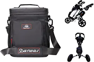 Darwav Golf Cooler, 12-Can Insulated Soft Cooler Bag, Fits on Golf Push Cart