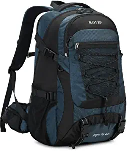 BOVIP 40L Hiking Backpack Waterproof Lightweight Daypack Travel Sports Camping Backpack for Men Women