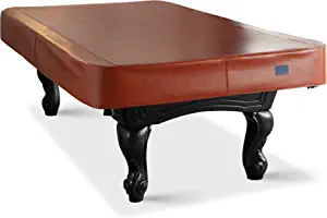 BearCover Heavy Duty Leatherette Billiard Pool Table Cover, Waterproof & Tearproof Cover for Pool Table 7/8/9FT (10 Colors Available) (7FT/Brown)