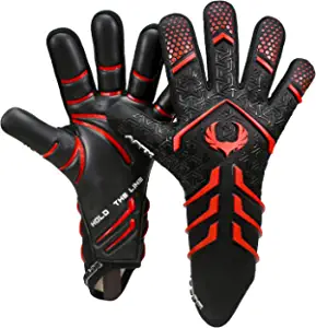 Renegade GK Apex Strapless Professional Soccer Goalie Gloves (Sizes 6-12, Level 5.5) 4+5MM EXT Contact Grip | Evo Negative Cut Goalkeeper Gloves for Elite Play | Based in The USA
