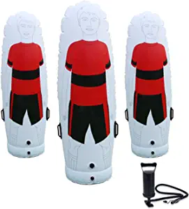 TNZMART Soccer Inflatable Dummy Set Free Kicks Air Mannequin Wall Soccer Training Dummies with Pump for Children Adult