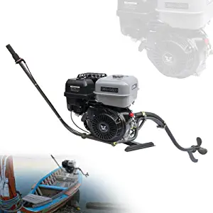 15HP 4 Stroke Outboard Motor, 420cc Marine Fishing Boat Engine Single-cylinder 6L, Big Fuel Tank Up to 20 km/h 3600rpm