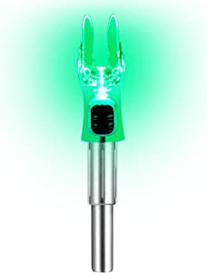 DEEPOWER S Lighted Nocks for Arrows .244/6.2mm 6 Pack Lighted Arrow Nocks for Archery Hunting