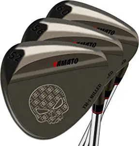 Yamato Golf Wedge Set or Individual Golf Wedges 50/52/54/56/58/60 Golf Gap Wedge Sets Sand Wedge|Lob Wedge Golf Clubs for Men & Women Milled Face for High Spin - Great Golf Gift