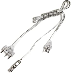 gangtiehun Fencing Body Cord, Fencing Body Cord Foile/Sabre,Epee Body Cord Cable Hand Line Mask Clamp Equipment Two-pin Plug Clear Wire