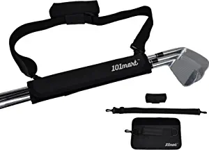 101mart Mini Golf Club Carry Bag for Men Women and Kids with Detachable Golf Ball Pouch | Lightweight Driving Range Club Carrier | Sunday Golf Bag
