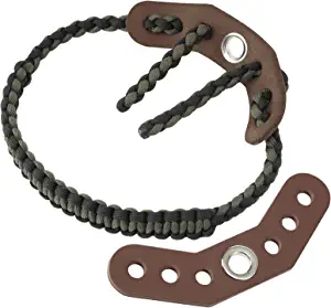 AOOK Archery Bow Wrist Sling with 2-PCS Grain Leather, 550 Paracord Wrist Strap Fit Compound Bow & Recurve Bow, Multiple Camo Colors Archery Accessories