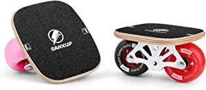 Free Skates Portable Roller Road Drift Skates Plate , with Maple Deck Anti-Slip, Board Split Skateboard with PU Wheels High-end Bearings