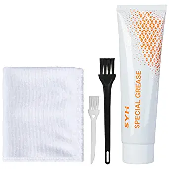 SYH Bike Grease, Suitable for Bearing Grease Wheel Bearings, Chains, Forks and Pedals, Crystal Bicycle Waterproof, Anti-Rust, Noise Reduction, High Low Temperature Resistance-4.2oz