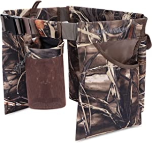 HUNTARMOR Hunting Bags Dove Belt: Adjustable Dove Belts with Game Pouch Shell Bags Water Bottle Carrier, Field and Game Belt, Shooting Belt, Camo