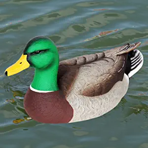 GLOWYE Duck Decoy Realistic Plastic Floating Duck for Hunting Decoy Garden Decor Pond Decorations Holiday Decoration Mallard Decoy Goose Decoy
