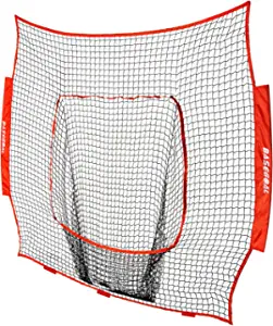 BaseGoal Baseball & Softball Replacement Net 7ft x 7ft (NET ONLY),Heavy Duty Knotless for Baseball Pitching Hitting and Throwing Practice