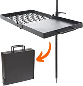 Adventure Seeka Heavy Duty 24" Folding Campfire Grill (Swivel Grill)