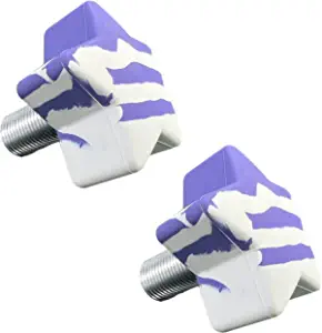 TUCANA 1 Pair Star Shape 85A Rubber Roller Skate Stopper with 5/8 Bolt, Adjustable Rubber Plugs Brake Block Toe Stop, Skate Accessories Replacement for Double-Row, Durable, Non-Marking