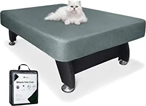 Hihomry 8 Feet Billiard Pool Table Cover,Heavy Duty Waterproof Indoor Outdoor All Season Sun Rain Snow Dust Protection 600D Oxford Cloth Snooker Patio Furniture Table Covers