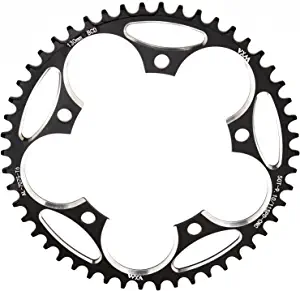 YBEKI 130 BCD Chainring 38T 40T 42T 44T 46T 48T 50T 52T 54T 56T 58T 60T Round Narrow Wide Single Chainwheel for 8 9 10 11 12 Speed Road Bike