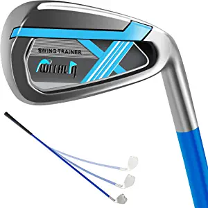 prowithlin Golf Swing Trainer Aid - 7 Iron, Golf Training Aid Golf Swing Warm-Up Stick for Strength Grip Tempo & Flexibility Training, Golf Accessories for Men