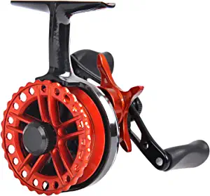 Fiblink Inline Ice Fishing Reel Right/Left in Line Ice Reel 2.7:1 Spinning Fishing Reel Ultra Smooth Ice Fishing Reel with 4+1 Ball Bearings