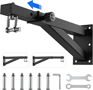 Heavy Bag Hanger - Wall Mount Punching Bag Hanger, Adjustable Heavy-Duty Boxing Bag Wall Bracket, Punching Bag Mount Stand for Home or Gym, for Kickboxing Bag, Muay Thai Bag,Etc (Supports up to 800Ib)