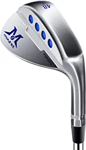 MAZEL Forged Golf Sand Wedge,Gap Wedge,Lob Wedge for Men,48/52/54/56/58/60 Degree Individual Golf Wedge,Milled Face for More Spin,Right Hand,Steel Color
