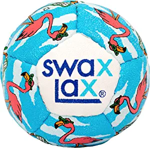 SWAX LAX Lacrosse Training Ball - Same Size & Weight as Regulation Lacrosse Ball but Soft - Indoor Outdoor Practice Ball with Less Bounce & Reduced Rebounds