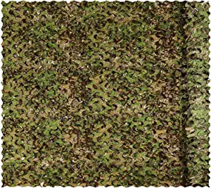 Senmortar Camo Netting, Bulk Roll Camouflage Netting, Military Hunting Mesh Nets Free Cutting for Hunting Blind Sunshade Shooting Theme Party Decoration