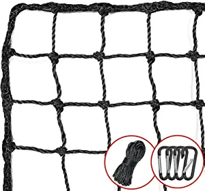 AOLIGEIJS Baseball Softball Backstop Nets,Sports Net,Sports Netting Barrier,Sports Netting for Backyard,Twisted Knotted Nylon Net