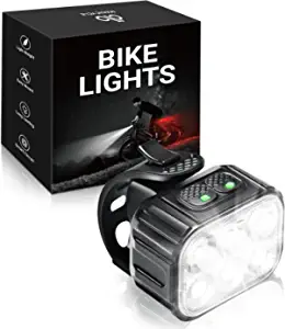 Magicycle Bike Lights for Night Riding Rechargeable, Super Bright Bicycle Headlight Accessories Led Mountain Bike Lights Flashlight Front, Adult Kids' Stroller Lights