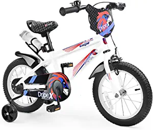 Kids Bike, Dripex Kids Bicycles 16 18 20 Inch for Boys Girls Ages 4-12 Years, Multiple Color Options