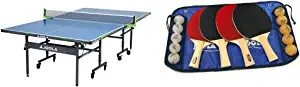 JOOLA NOVA - Outdoor Table Tennis Table with Waterproof Net Set - Quick Assembly - All Weather Aluminum Composite Outdoor Ping Pong Table - Tournament Quality - Indoor & Outdoor Compatible